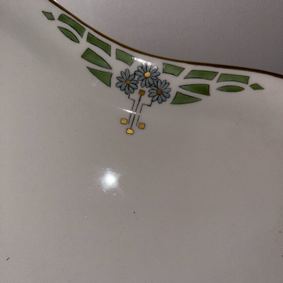 Limoges, Antique L. & C. Limoges, Quatrefoil Porcelain Platter - Picture 9 of 9